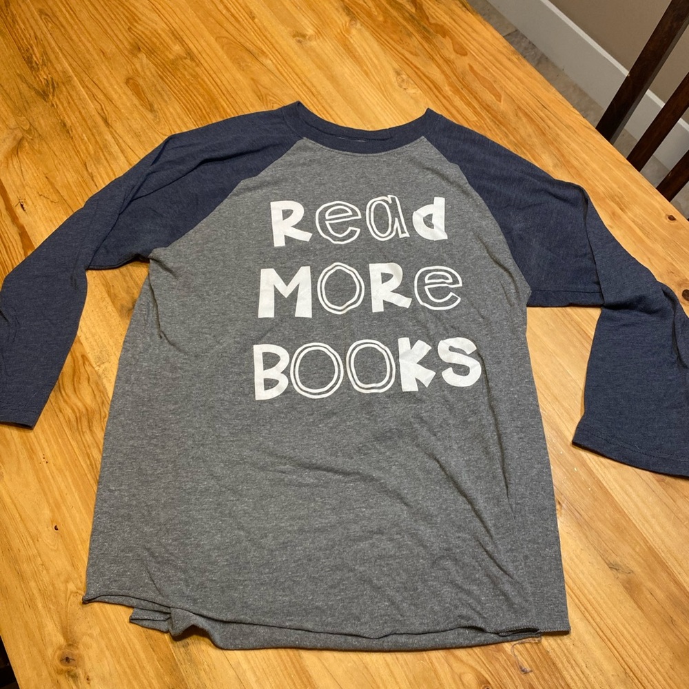 Read More Books 3/4 sleeve T-shirt!